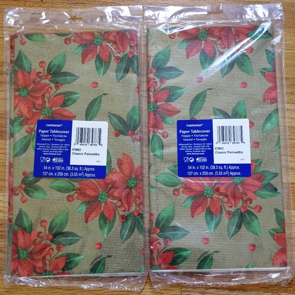 Christmas Tablecloth Bundle NWT - Picture 4 of 11